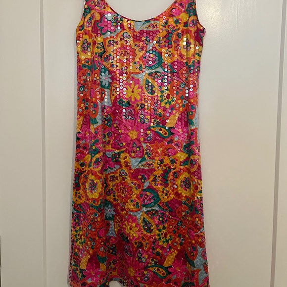 Saks Fifth Ave. Sequin Dress - Picture 1 of 13